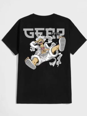 luffy (gear 5) anime printed t shirt