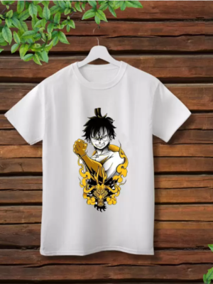 luffy vs kaido print t shirt