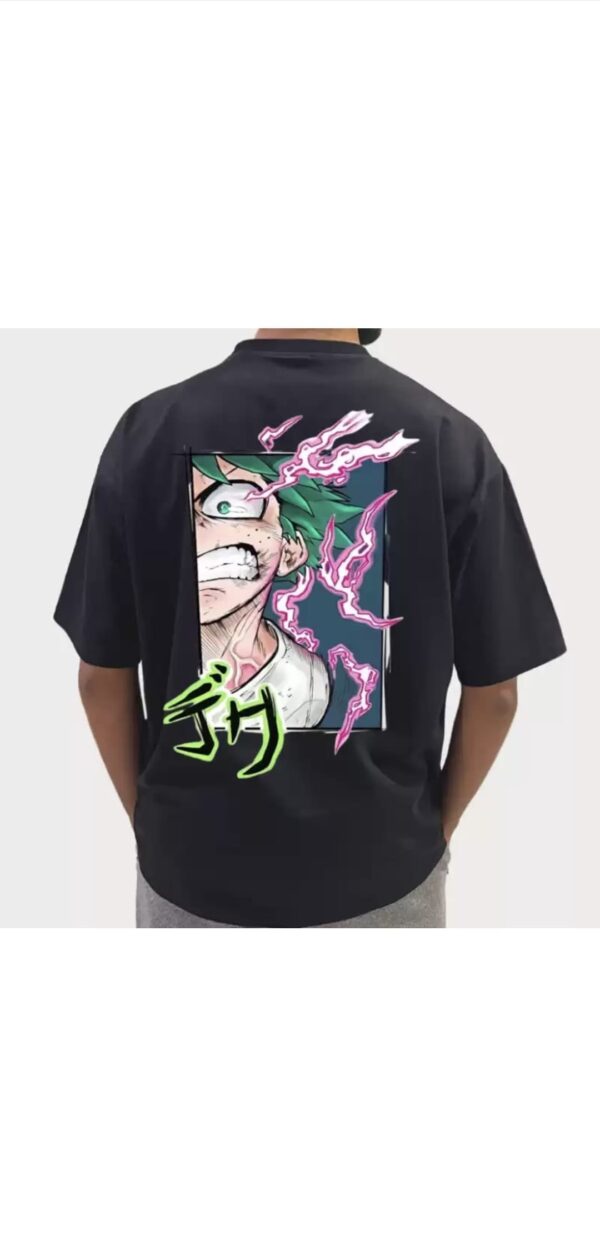 deku my hero academy anime printed t shirt - Image 2