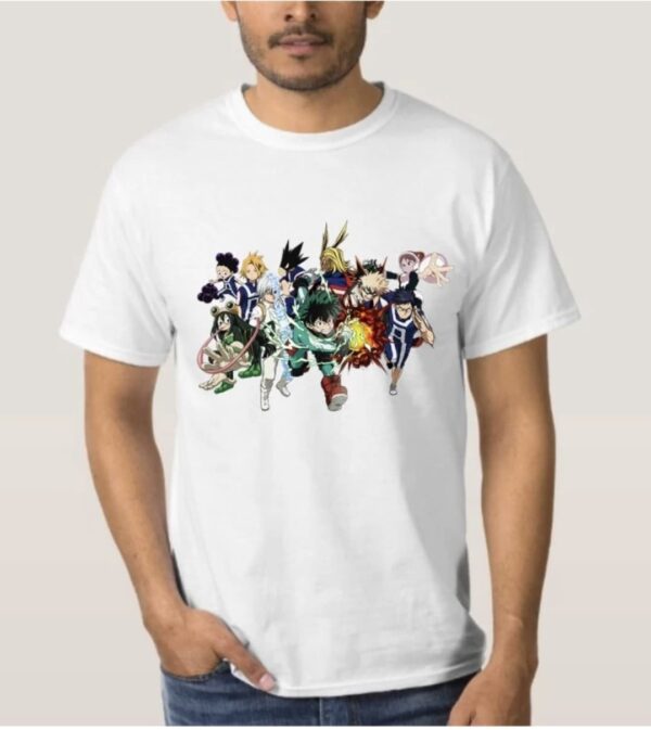my hero academy anime printed t shirt