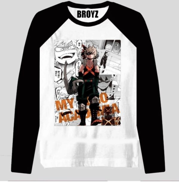 my hero academy anime printed t shirt