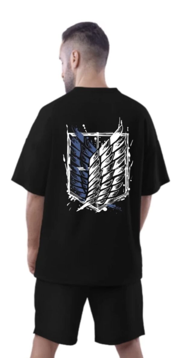attack on titans anime printed t shirt - Image 2