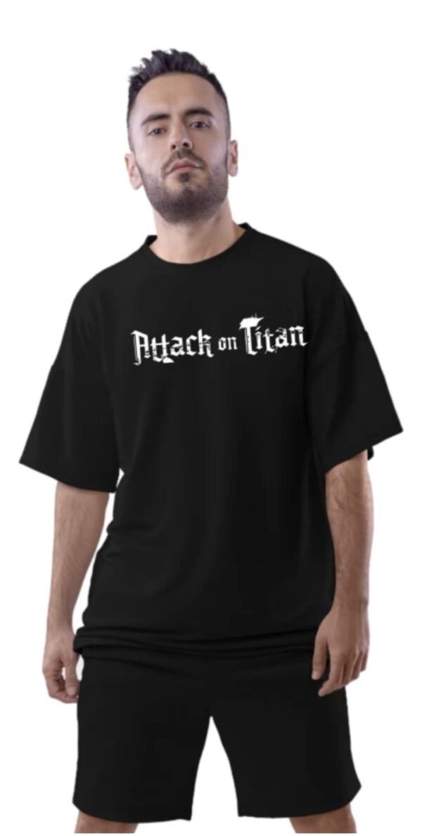 attack on titan anime printed t shirt - Image 3