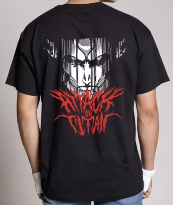 attack on titan printed t shirt - Image 5