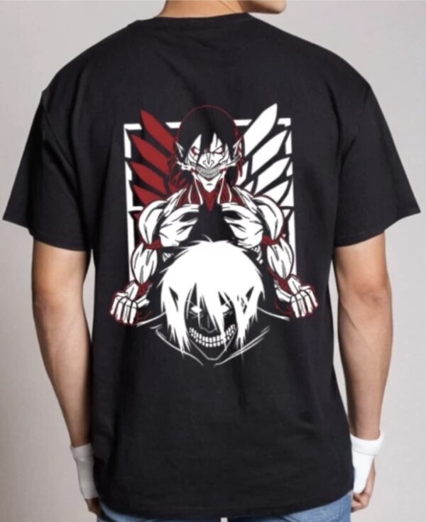 attack on titan printed t shirt - Image 5