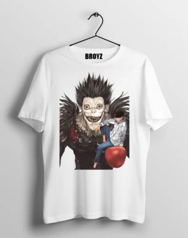 death note(apple & ryuk) printed t shirt