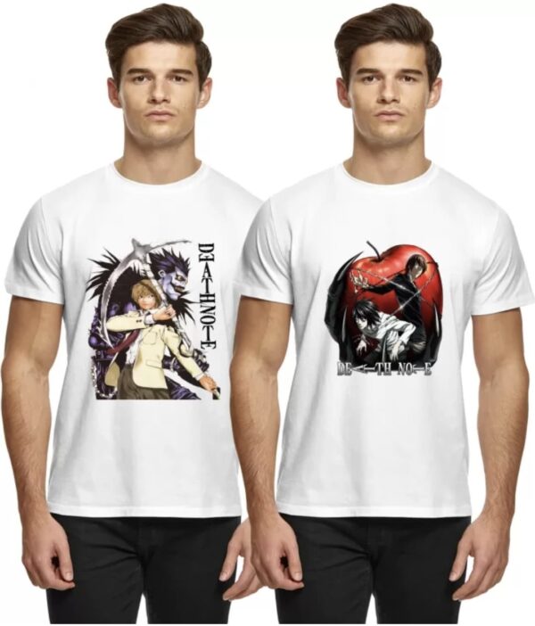 death note (pack of 2) printed t shirt