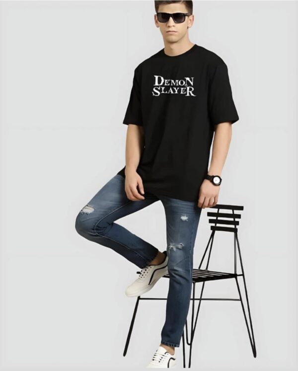 demon slayer (tanjiro) printed t shirt - Image 5