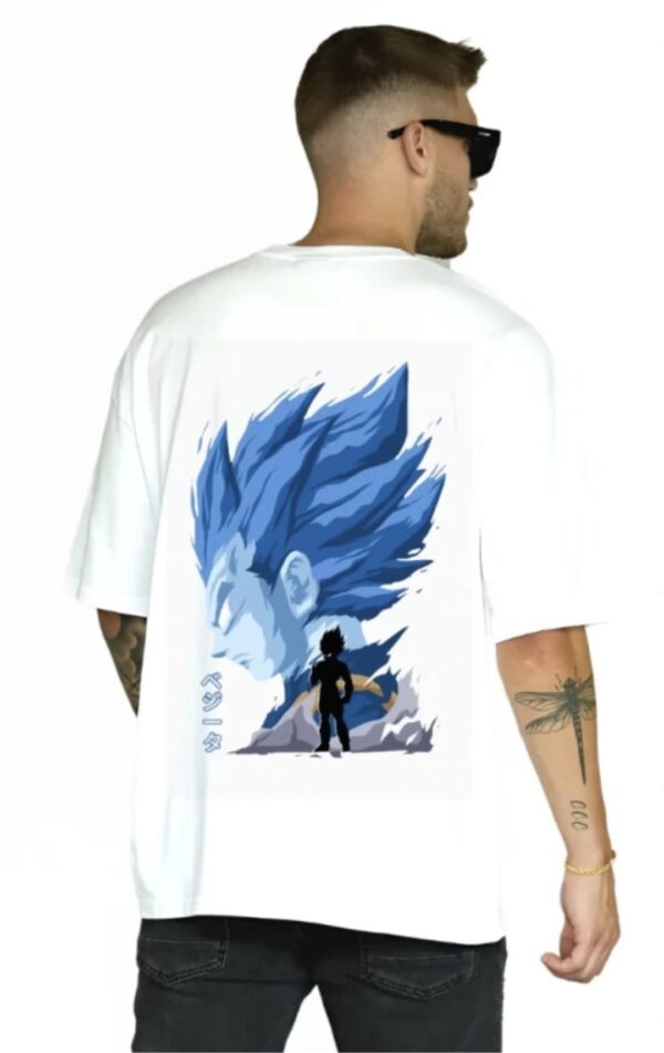 Dragon ball(vegeta blue) t shirt - Image 2