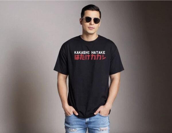 kakashi hatake printed premium t shirt - Image 3