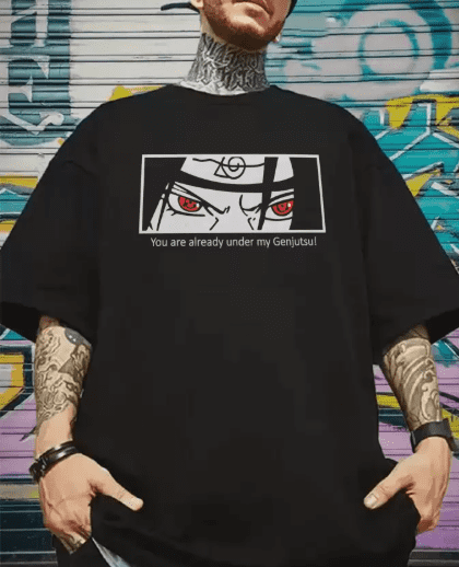 itachi anime printed t shirt - Image 2