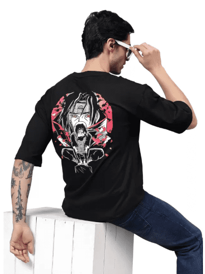 itachi anime printed t shirt - Image 4