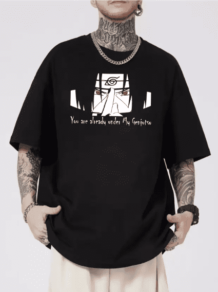 itachi anime printed t shirt - Image 2