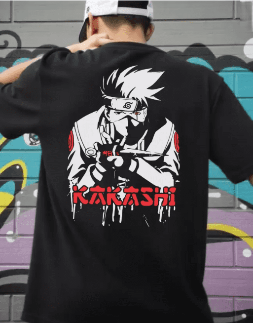 copy ninja anime printed t shirt