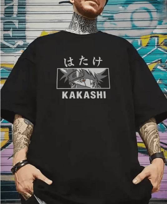 copy ninja anime printed t shirt - Image 3