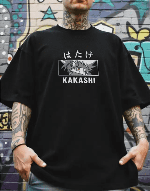 copy ninja anime printed t shirt - Image 4