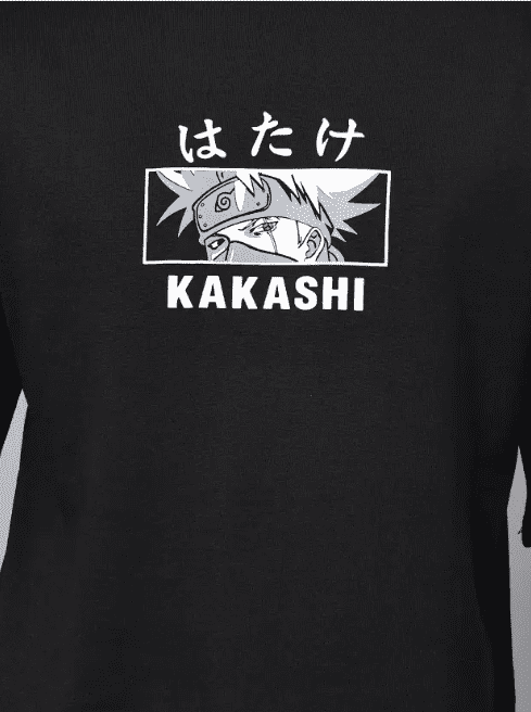 copy ninja anime printed t shirt - Image 5