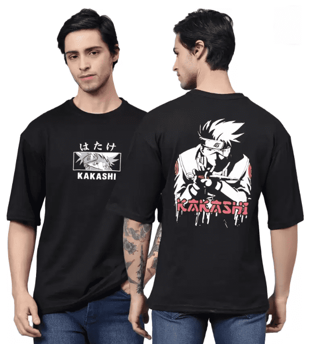 copy ninja anime printed t shirt - Image 7