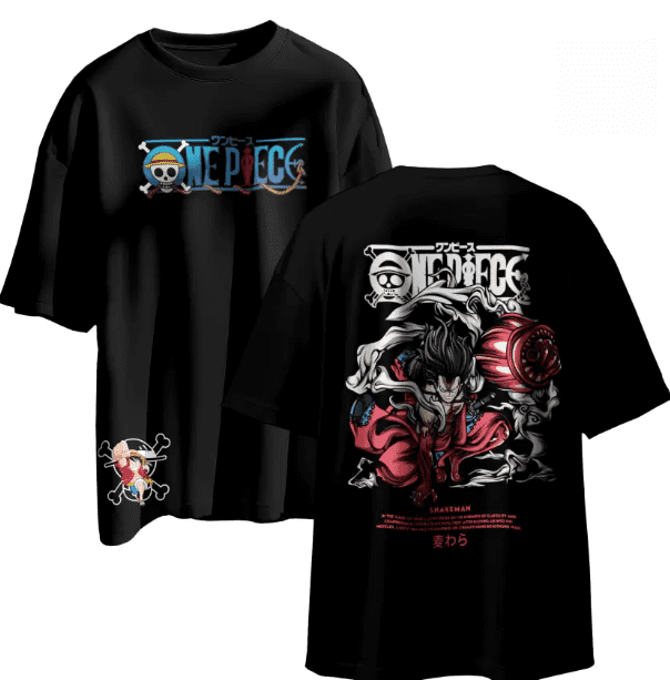 luffy gear 4 printed anime t shirt