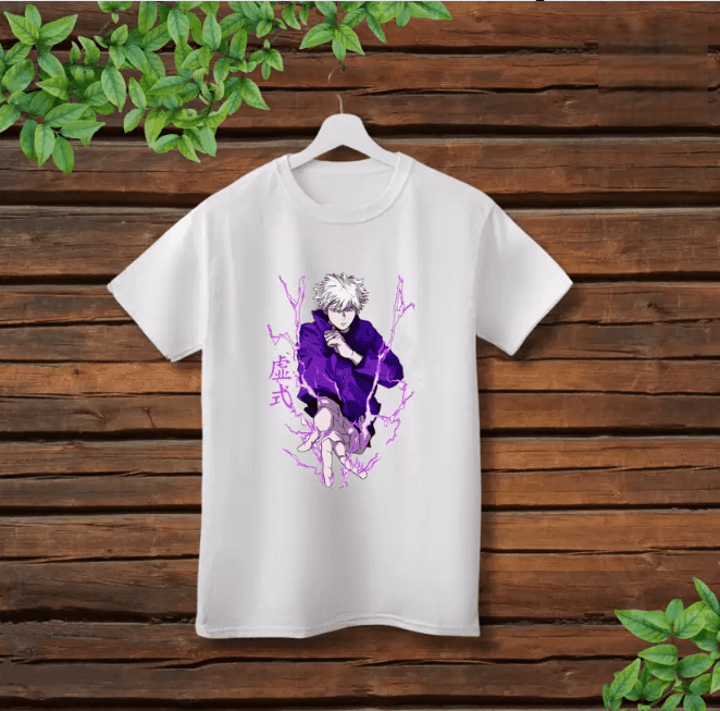 gojo anime printed tshirt