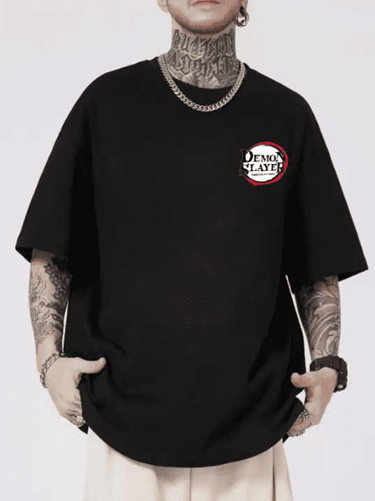 demon slayer anime printed t shirt - Image 2