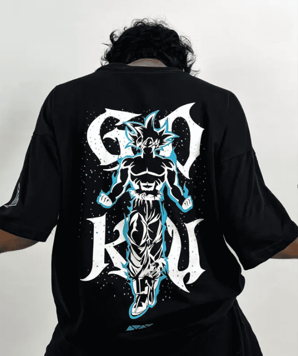 goku ui anime printed t shirt